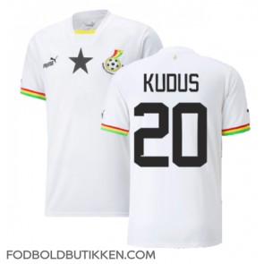 Ghana Mohammed Kudus #20 Hjemmebanetrøje VM 2022 Kortærmet